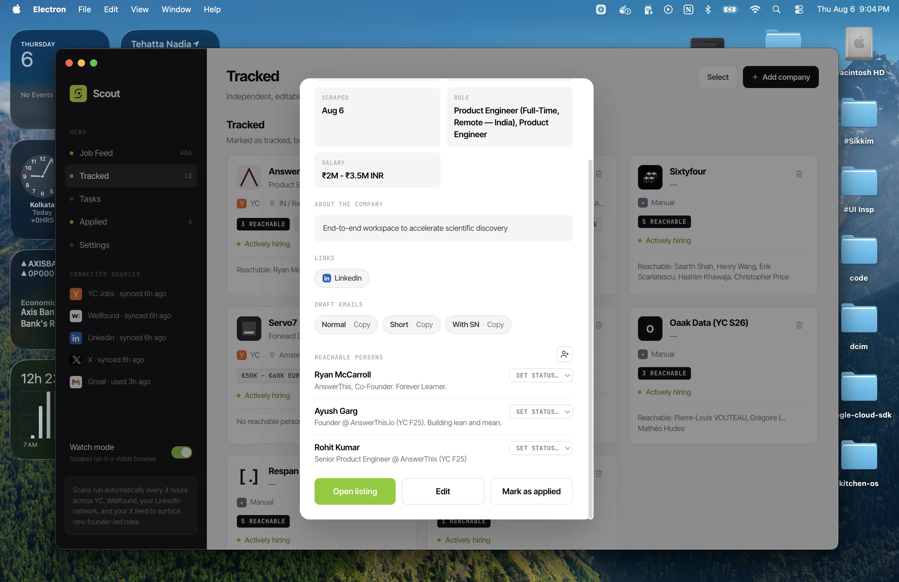 Scout screenshot 3