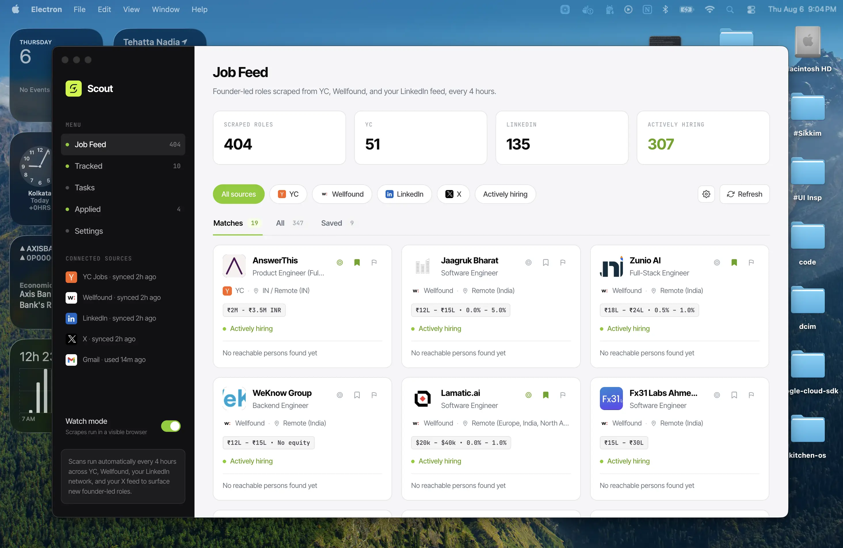 Scout screenshot 1